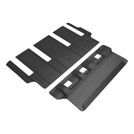 3D MAXpider KAGU 3rd Row Floormats - Black | 21-24 Toyota Sienna 7-Seat (L1TY27631509)