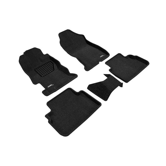 3D MAXpider ELEGANT 1st 2nd Row - Floor Mat Set (Black) | 17-22 Subaru Impreza (L1SB02204709)