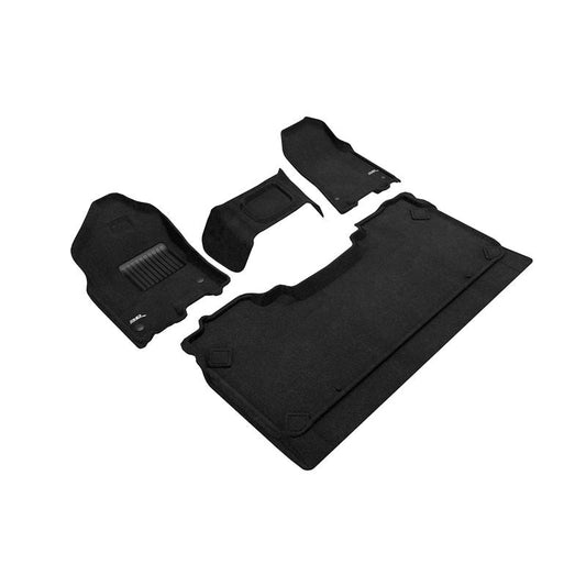 3D MAXpider ELEGANT Black R1 R2 (R1 3 Pcs Design) | 19-24 Dodge Ram 1500 Crew Cab w Bench Front Row (L1DG02704709)