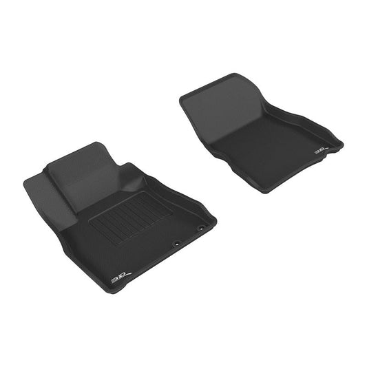 3D MAXpider KAGU 1st Row Floormat - Black | 2014-2019 Nissan Versa Note (L1NS08711509)