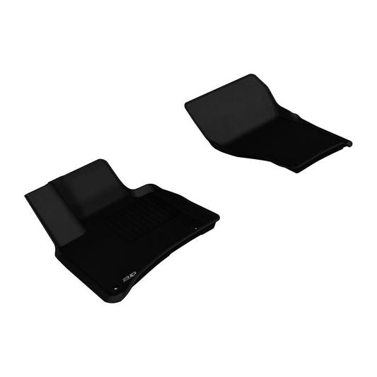 3D MAXpider KAGU 1st Row Floormat - Black | 2011-2018 Porsche/Volkswagen Cayenne/Touareg (L1PO01011509)