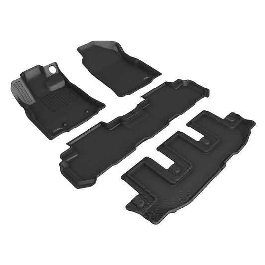 3D MAXpider KAGU Black Bench Seats R1 R2 R3 | 19-24 Subaru Ascent (L1SB03901509)