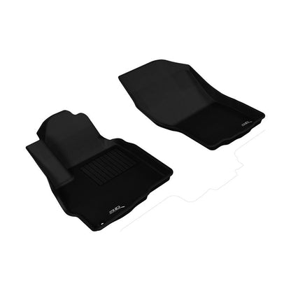 3D MAXpider KAGU 1st Row Floormat - Black | 2011-2019 Mitsubishi Outlander (L1MT01011509)