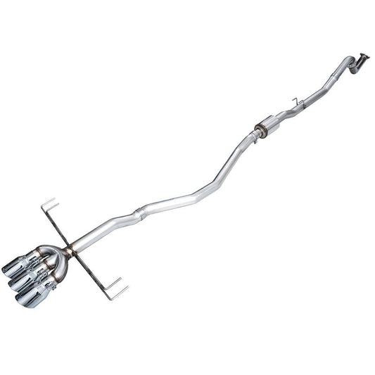 AWE Tuning Track Edition Exhaust w/ Triple Chrome Silver Tips for 2024 Acura Integra Type S DE5 FWD (3020-52335)