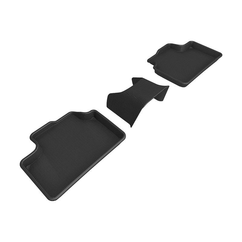 3D MAXpider KAGU 2nd Row Floormat - Black | 22-24 Volvo XC40 Recharge (L1VV04221509)