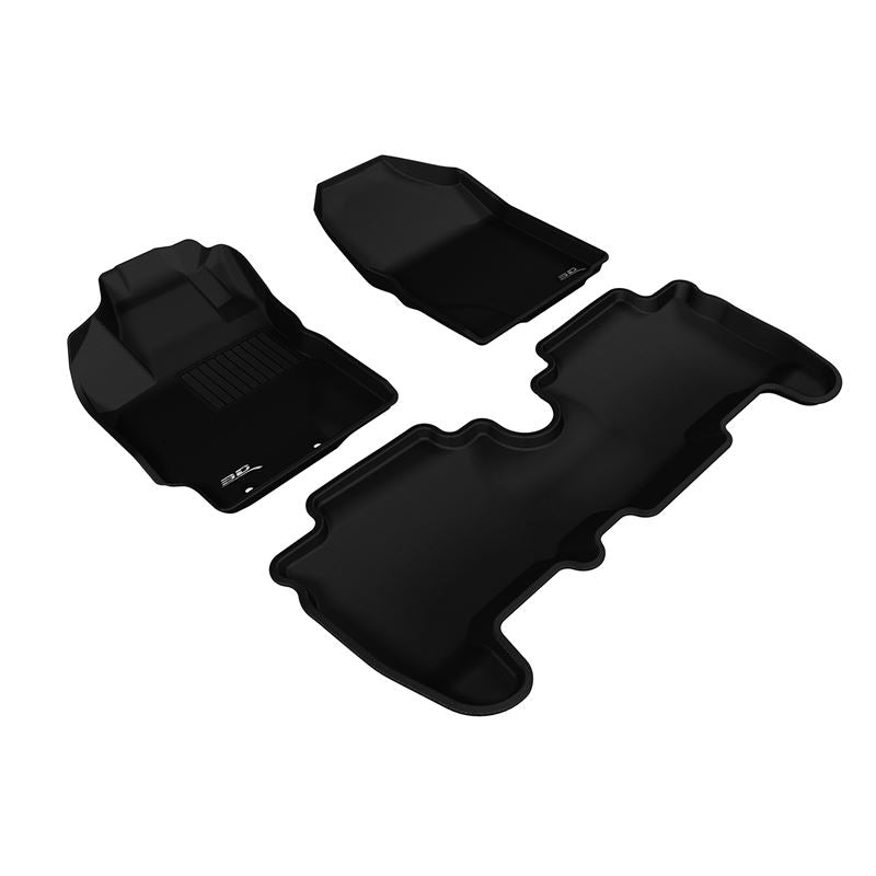 3D MAXpider KAGU 1st & 2nd Row Floormats - Black | 2013-2014 Scion XD (L1SC00301509)