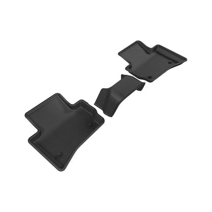 3D MAXpider KAGU 2nd Row Floormats - Black | 2017-2020 Jaguar/Land Rover F-Pace/Range Rover Velar (L1JG01221509)