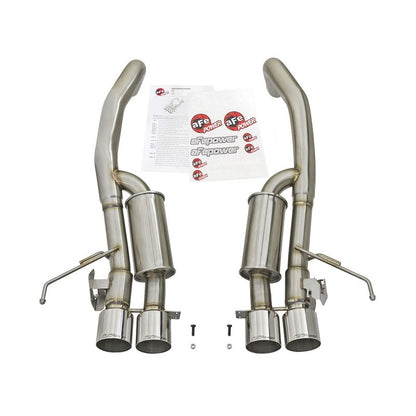 aFe MACH Force-Xp Axle-Back Exhaust System w/ Polished Tips (49-34082-P)