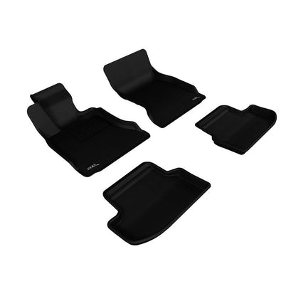 3D MAXpider KAGU 1st & 2nd Row Floormats - Black | 2015-2020 BMW 5 Series F10 (L1BM05801509)