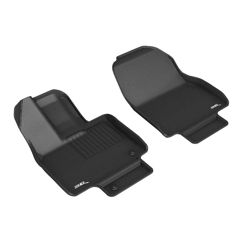 3D MAXpider KAGU Black Floor Mat - Row 1 | 20-23 Toyota Highlander (L1TY26211509)