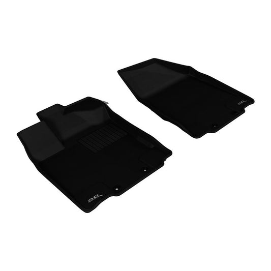 3D MAXpider KAGU 1st Row Floormat - Black | 2013-2020 Nissan/Infiniti Pathfinder/QX60/JX (L1NS05811509)