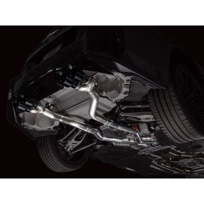 AWE Tuning Track Edition Exhaust Diamond Black Tips for 23-24 BMW G87 M2 (3020-43487)