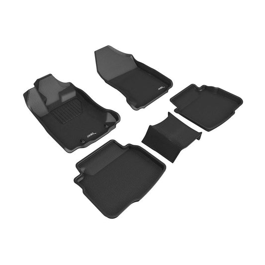 3D MAXpider KAGU Floor Mat 1st & 2nd Row (Black) | 20-22 Subaru Legacy / Outback (L1SB02801509)