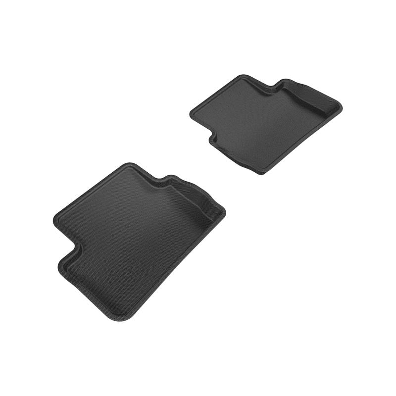 3D MAXpider KAGU 2nd Row Floormats - Black | 20152019 Mercedes-Benz CLA-Class/GLA-Class X177/X156 (L1MB04121509)