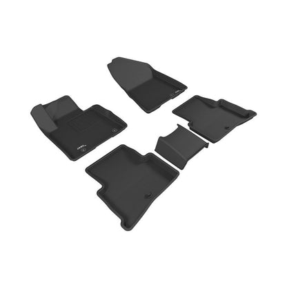 3D MAXpider KAGU 1st & 2nd Row Floormats - Black | 2017-2020 Kia Sportage (L1KA04001509)