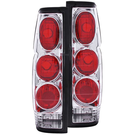 ANZO USA 1986-1997 Nissan Hardbody Taillights Chrome (211116)