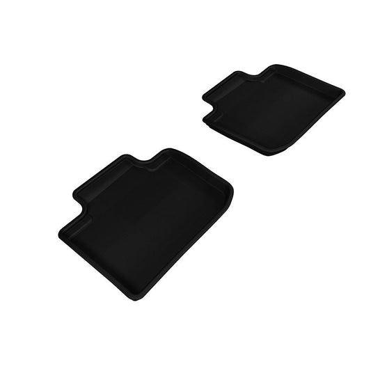 3D MAXpider KAGU 2nd Row Floormats - Black | 2014-2020 Lexus IS (L1LX03421509)