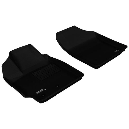 3D MAXpider KAGU 1st Row Floormat - Black | 2007-2011 Toyota/Scion Yaris/XD (L1TY02411509)