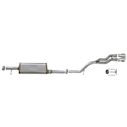 aFe Rebel Series 2-1/2 IN 409 Stainless Steel Cat-Back Exhaust System w/Polished Tip (49-48054-P)