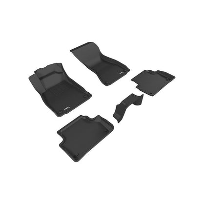3D MAXpider KAGU 1st & 2nd Row Floormats - Black | 2017-2019 Audi A4/S4/A5 Sportback/S5 Sportback (L1AD04201509)