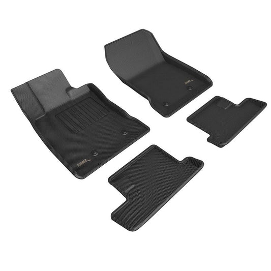 3D MAXpider KAGU 1st & 2nd Row Floor Mats - Black | 2022 Toyota GR86 (L1TY28301509)