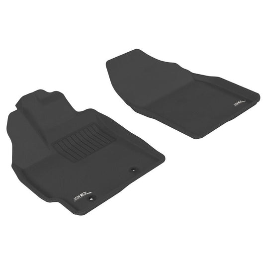 3D MAXpider KAGU 1st Row Floormat - Black | 2012-2017 Toyota Prius/Prius V (L1TY09211509)