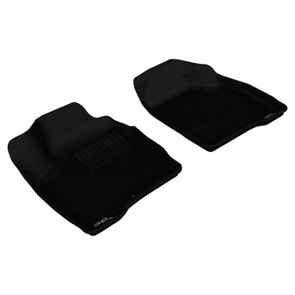 3D MAXpider KAGU 1st Row Floormat - Black | 2006-2013 Chevrolet Impala/Impala Limited (L1CH04311509)