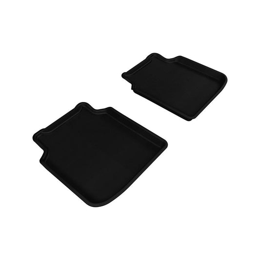 3D MAXpider KAGU 2nd Row Floormats - Black | 2009-2012 BMW 7 Series LI F02/F04 (L1BM05221509)