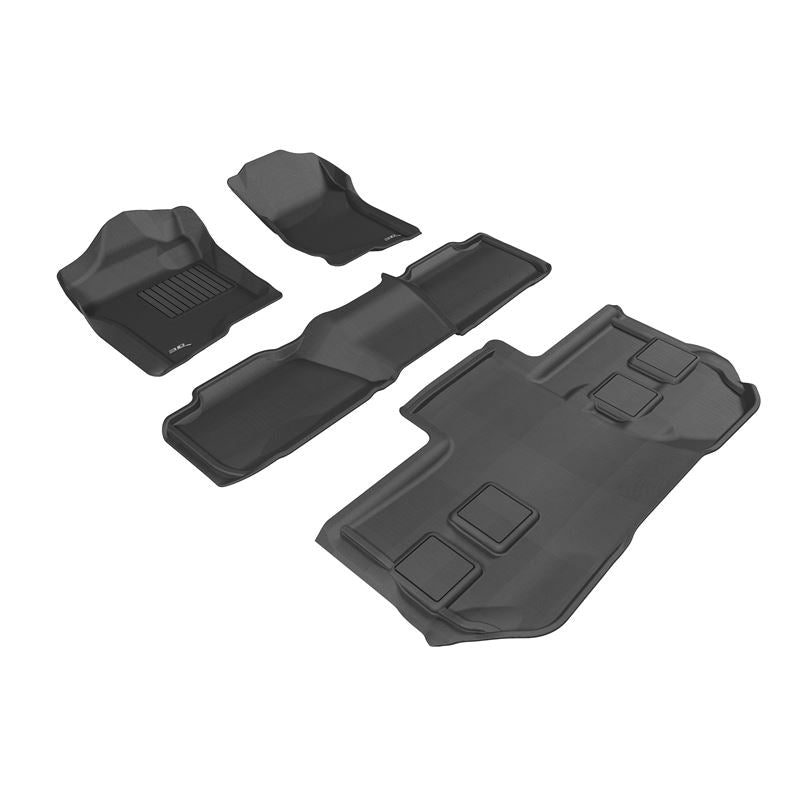 3D MAXpider KAGU Black R1 R2 R3 | 11-14 GMC Yukon Xl With Bucket 2Nd Row (L1GM02801509)