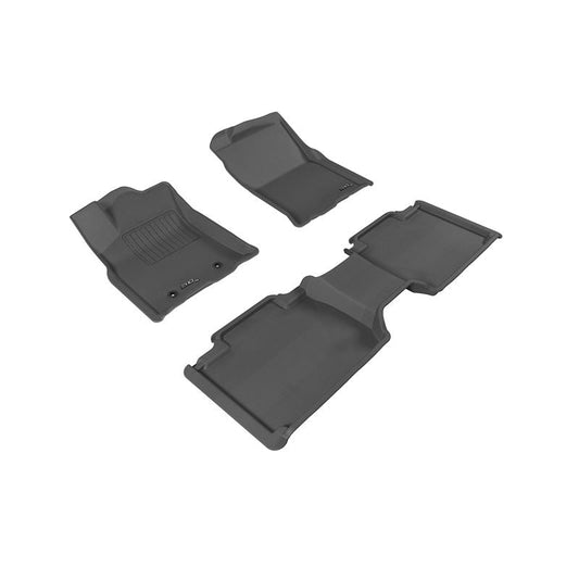 3D MAXpider KAGU 1st & 2nd Row Floormats - Black | 2016-2017 Toyota Tacoma Access Cab (L1TY21501509)