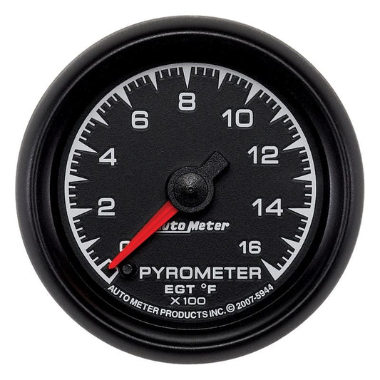 AutoMeter ES 52.4mm Pyrometer 0-1600 Degree F FSE Gauge (5944)