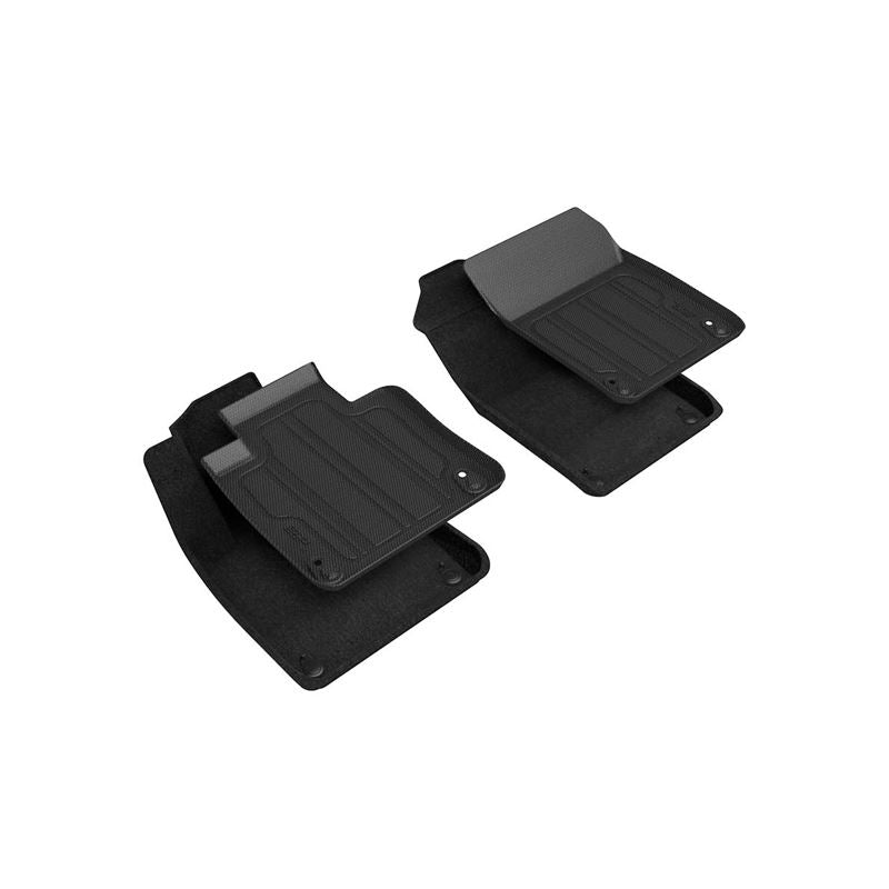 3D MAXpider ELEGANT Hybrid 1st Row Floormat - Black | 18-21 Volvo XC60 (SLVV02514709)