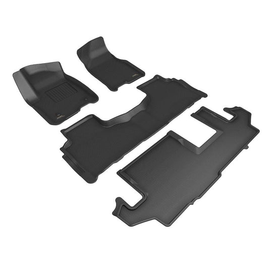 3D MAXpider KAGU Floor Mat- Black R1 R2 R3 | 21-23 Chevrolet Suburban (L1CH09801509)