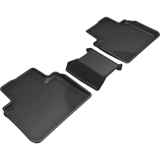 3D MAXpider KAGU 2nd Row Floormats - Black | 2018-2020 Honda Accord (L1HD09821509)