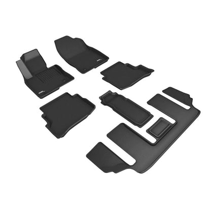 3D MAXpider KAGU Black R1 R2 R3 | 20-23 Mazda Cx-9 6-Seat W/O R2 Console (L1MZ07601509)