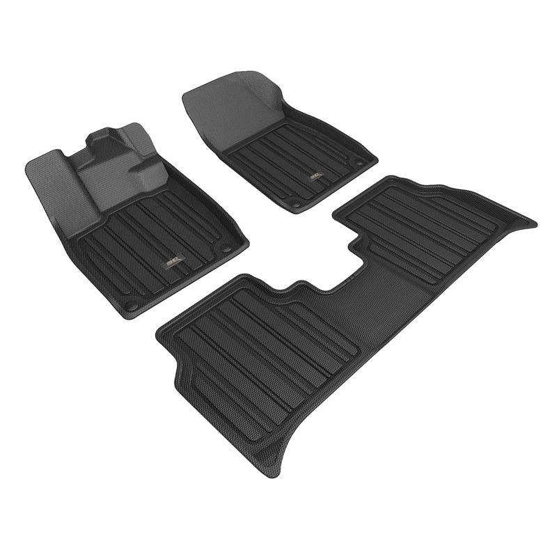 3D MAXpider ELITECT Floor Mat- Black R1 R2 | 22-23 Volkswagen Id.4 (E1VW11901809)