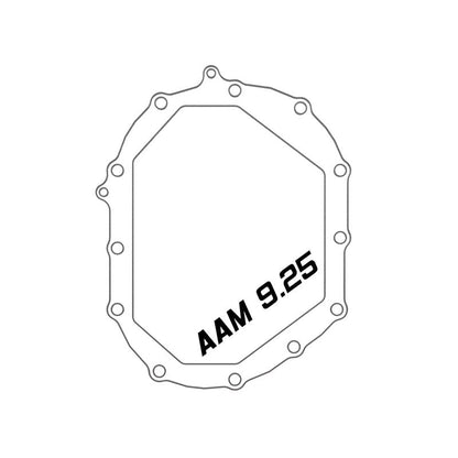 aFe Street Series Front Differential Cover Raw w/ Machined Fins (46-71050A)