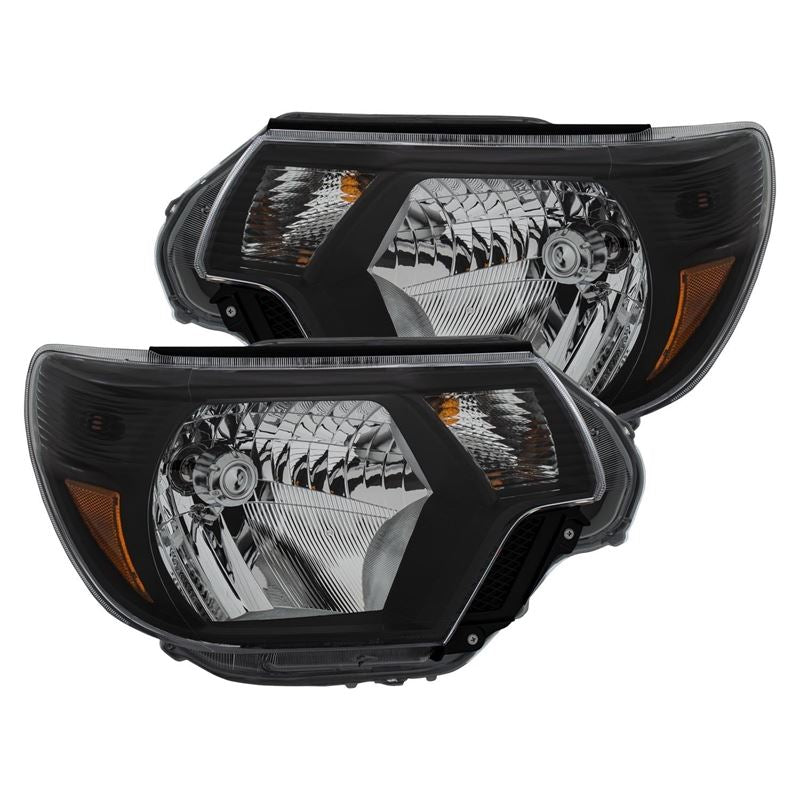 ANZO Crystal Headlights Black | Toyota Tacoma (12-15) (111395)