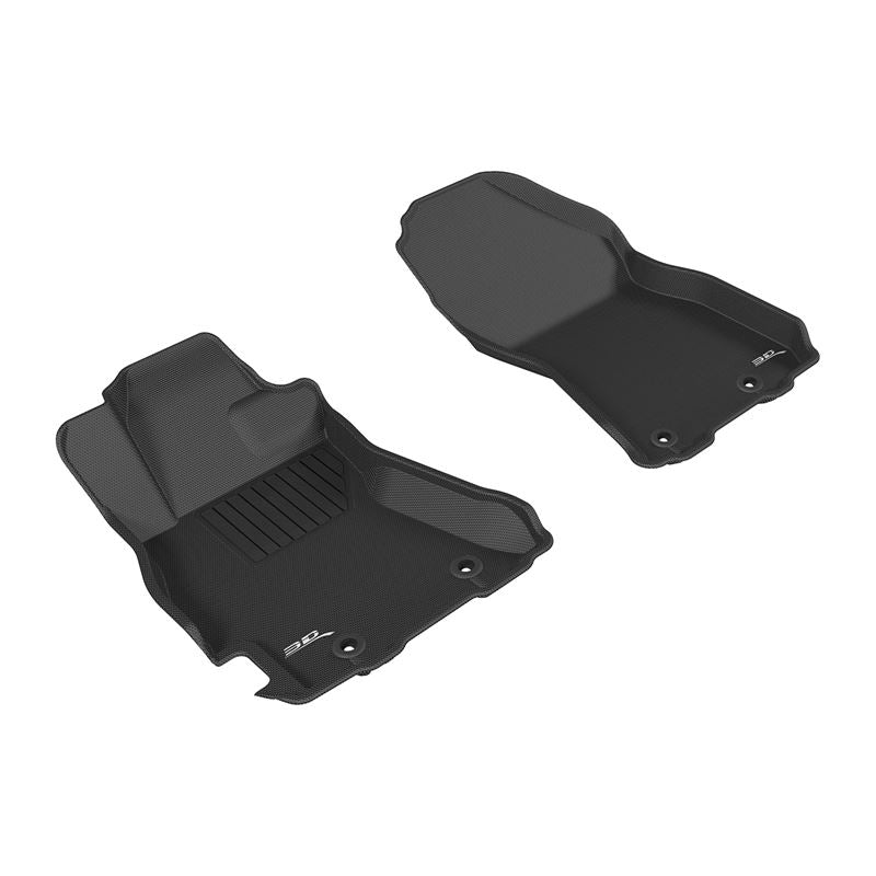 3D MAXpider KAGU 1st Row Floormat - Black | 2015-2019 Subaru Legacy/Outback (L1SB01311509)