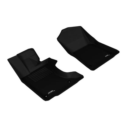 3D MAXpider KAGU 1st Row Floormat - Black | 2013-2019 Lexus GS/GS Hybrid (L1LX03011509)