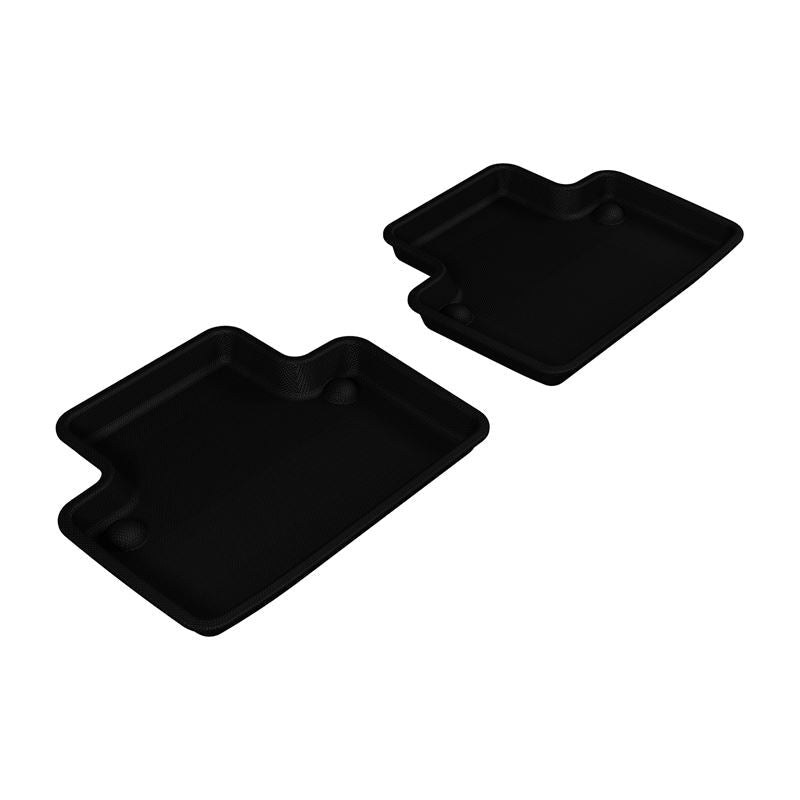 3D MAXpider KAGU 2nd Row Floormats - Black | 2003-2014 Volvo XC90 (L1VV00421509)
