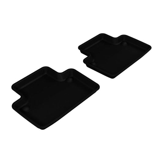 3D MAXpider KAGU 2nd Row Floormats - Black | 2003-2014 Volvo XC90 (L1VV00421509)