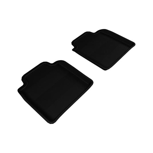 3D MAXpider KAGU 2nd Row Floormats - Black | 2007-2012 Lexus LS460L/LS600HL (L1LX04021509)