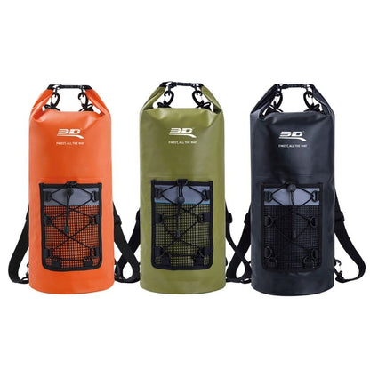 3D Maxpider ROLL-TOP DRY BAG BACKPACK ARMY GREEN (6117-AG)