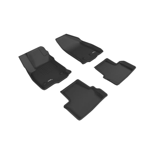 3D MAXpider KAGU 1st & 2nd Row Floormats - Black | 2016-2019 Chevrolet Volt (L1CH07901509)