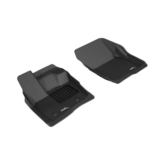 3D MAXpider KAGU 1st Row Floormat - Black | 2017-2020 Ford/Lincoln Fusion/MKZ (L1FR10911509)