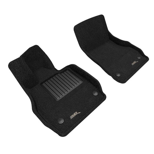 3D MAXpider ELEGANT R1 Floormat Set - Black | 20-23 Chevrolet Corvette C8 (L1CH09604709)