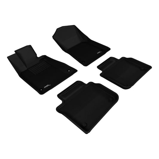 3D MAXpider KAGU 1st & 2nd Row Floormats - Black | 2013-2020 Lexus GS/GS Hybrid (L1LX02501509)