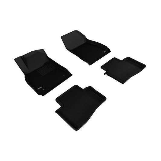 3D MAXpider KAGU 1st & 2nd Row Floormats - Black | 2013-2019 Cadillac XTS (L1CD01101509)
