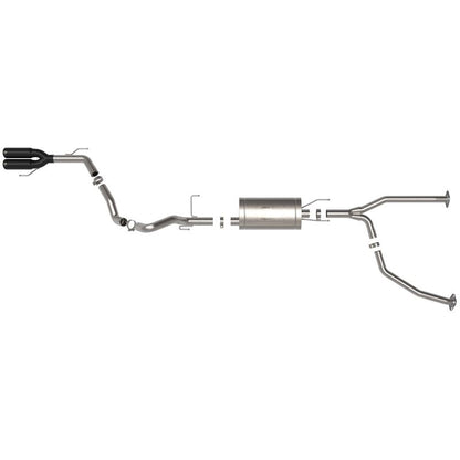 aFe Power Vulcan Series 2-1/2in to 3in 304 SS Cat-Back Exhaust w/ Black Tip for 23-24 Toyota Sequoia V6 3.4L (49-36068-B)